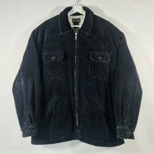 VTG RARE Indian Motorcycle Corduroy Sherpa Jacket